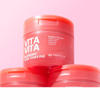 BE THE SKIN Vitavita Raspberry RDRN Toner Pad 120ml 60ea