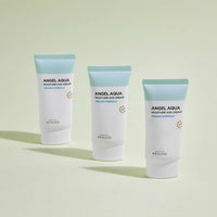 Beyond Angel Aqua Moisture Sun Cream SPF50+ PA ++++ 50ml 2EA Doble paquete