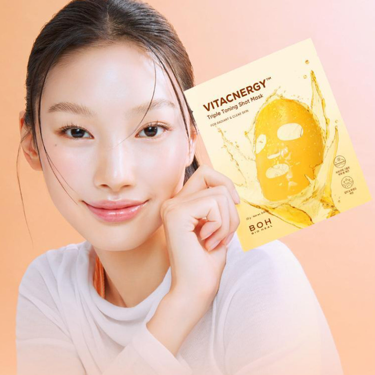 Bioheal Boh Vitacnergy Toning Toning Shot Mask 4+1ea