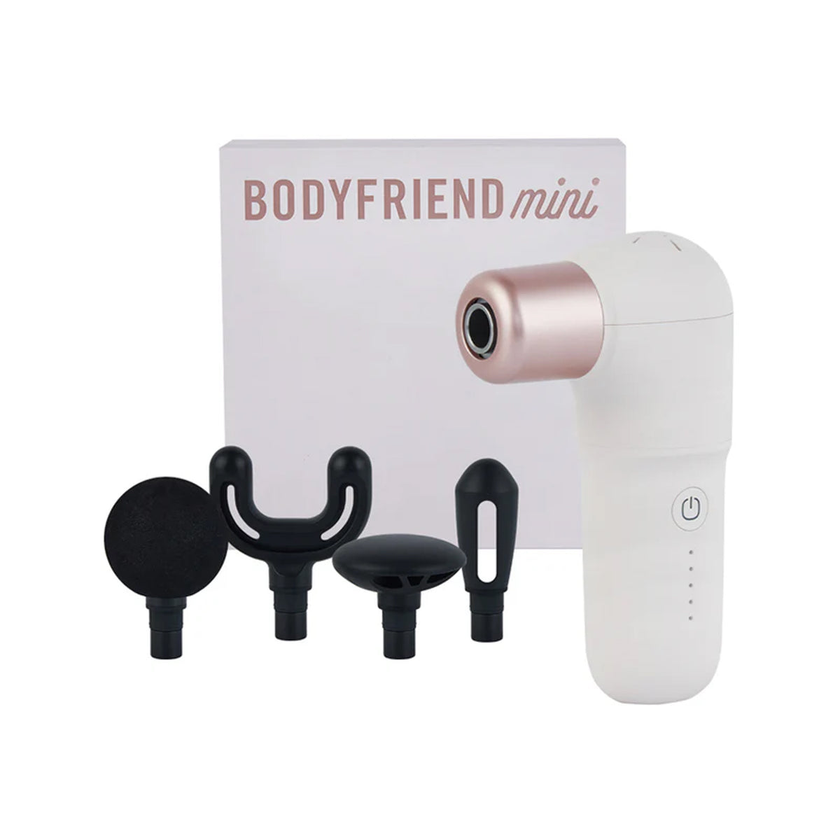 BODYFRIEND mini Gun (Ultra-Compact Lightweight Mini Massage Gun with 4 Interchangeable Heads)