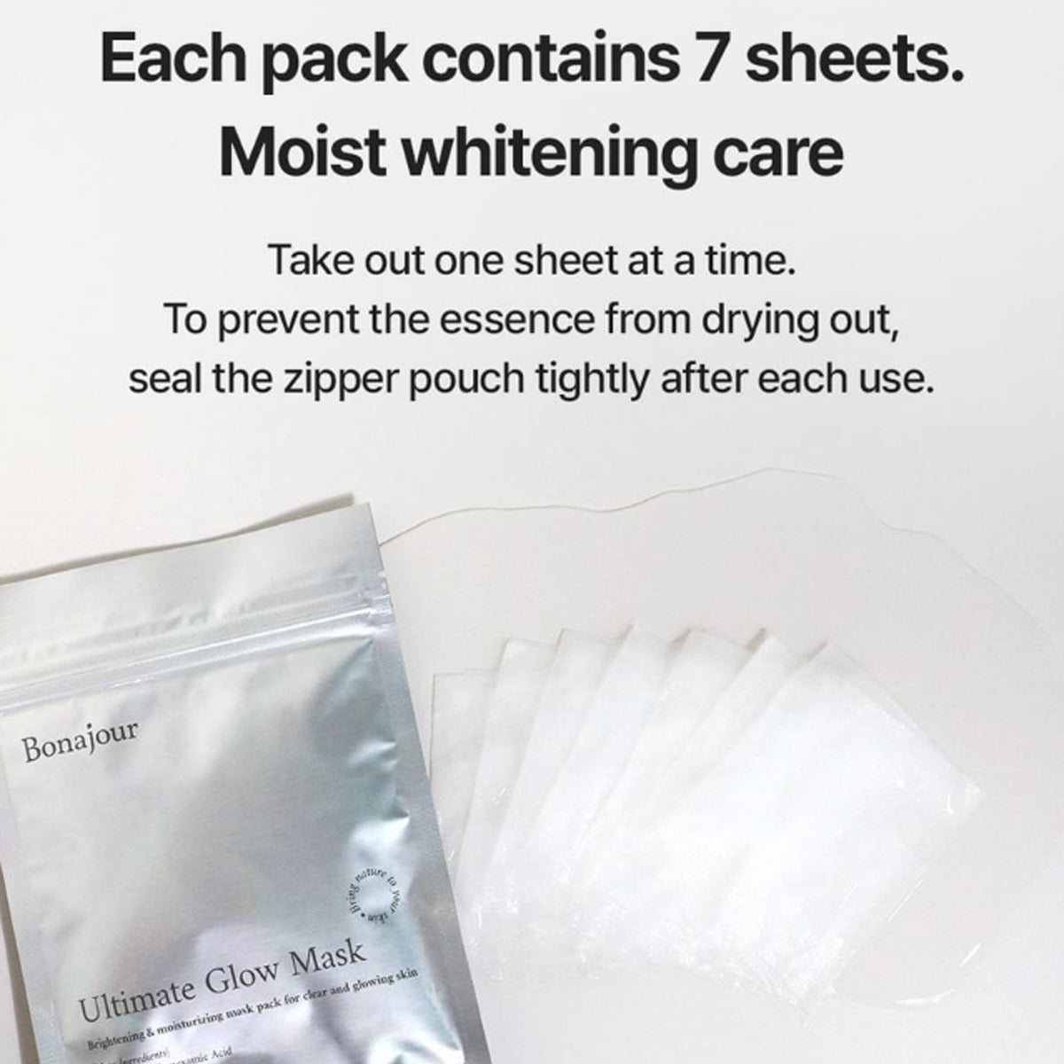 BONAJOUR Ultimate Glow Mask 7 Sheets