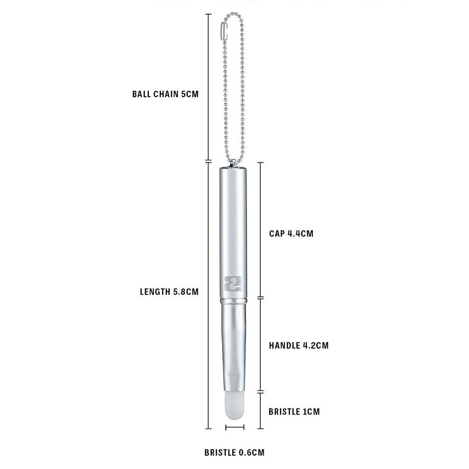 BRAYE POCKET LIP BRUSH SILVER