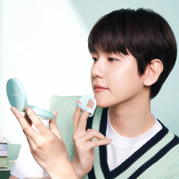 Traiga el árbol de té verde Cica Tone-Up Sun Cushion SPF50+PA ++++ 15g