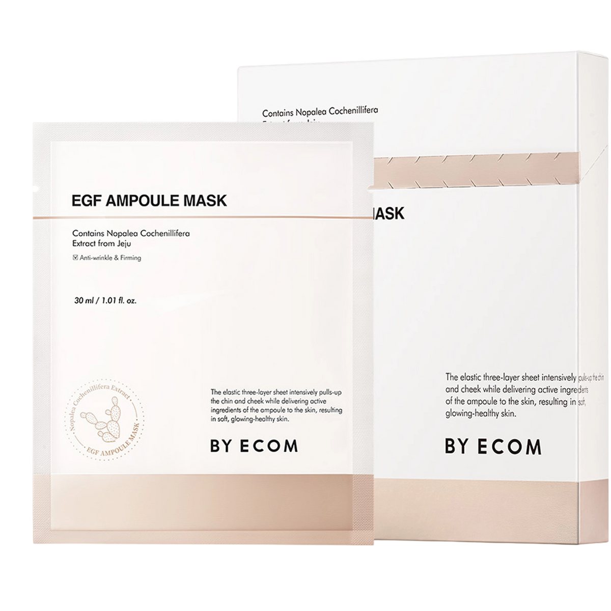 BY ECOM EGF Ampoule Collagen Mask 1box 34g * 5ea