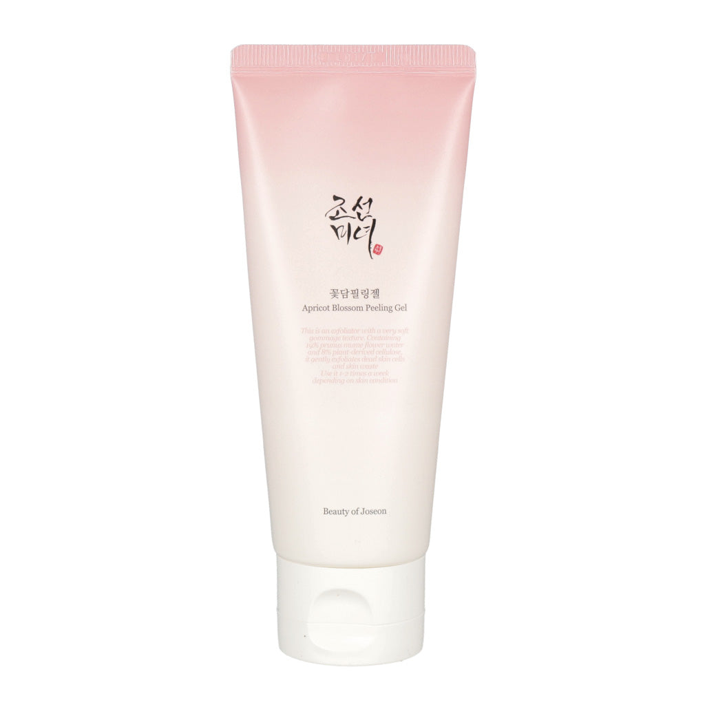 The Beauty of Joseon Apricot Blossom Peeling Gel is a skincare product designed for gentle exfoliation, promoting smoother and brighter skin.