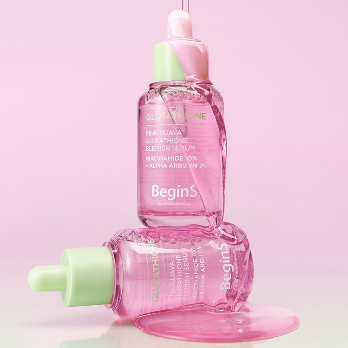 BeginS by JUNG SAEM MOOL Pink Guava Glutathione Trace Serum (5ml Trace Cream included)