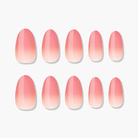 MUZMAK Nail Tips 36pcs #Berry ade(Almond)