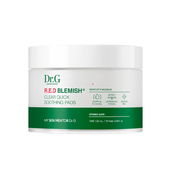 Dr.G Red Blemish Clear Quick Soothing Pack 130ml 70 Sheets