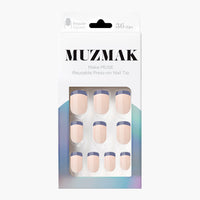 MUZMAK Nail Tips 36pcs #Blueberry Pie(Regular Square)