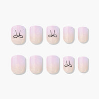 MUZMAK Nail Tips 36pcs #Bouquet(Short Square)