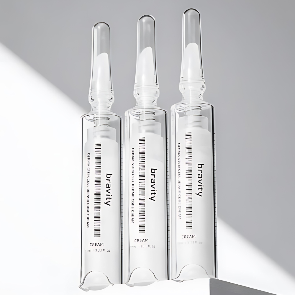 10ml Bravity Derma Stem Cell Repair Core Cream jar, ideal for promoting skin cell regeneration.