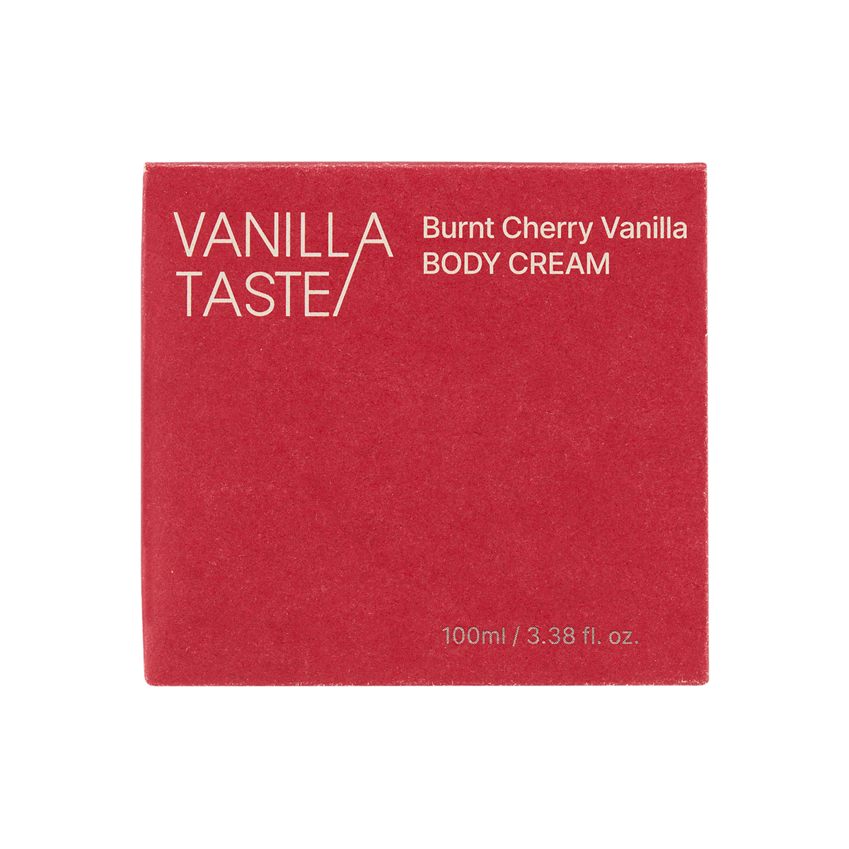 VANILLA TASTE Burnt Cherry Vanilla Body Cream 100ml
