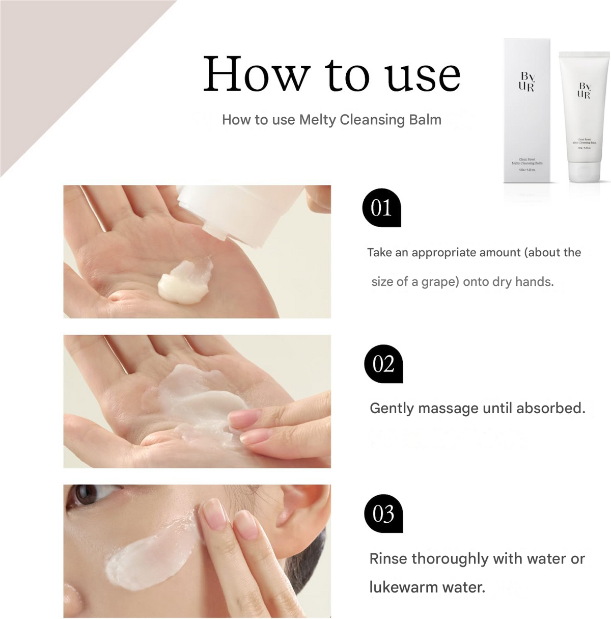 ByUR Clean Reset Melty Cleansing Balm 120g