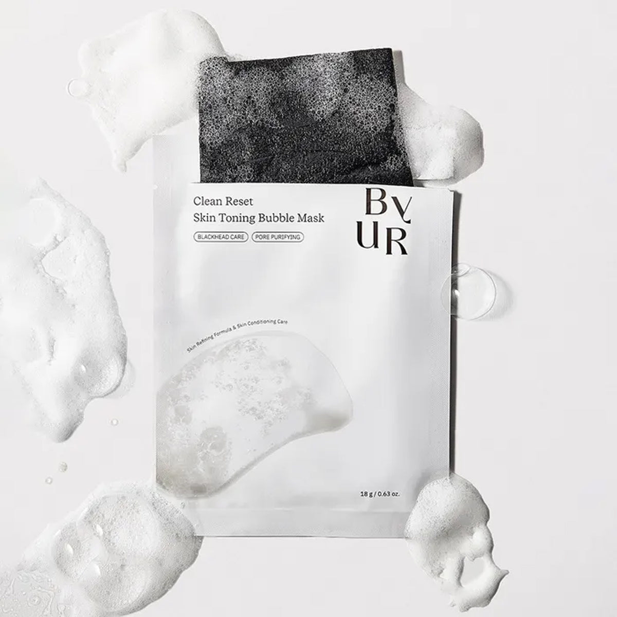 ByUR Clean Reset Skin Toning Bubble Mask (4 sheets)