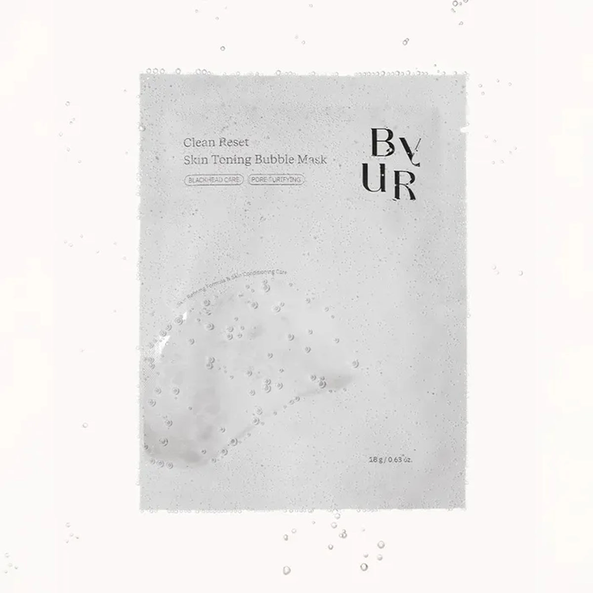 ByUR Clean Reset Skin Toning Bubble Mask (4 sheets)