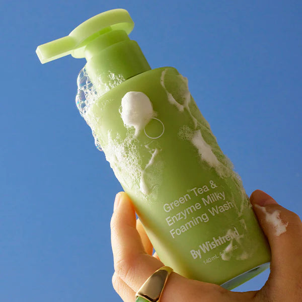 By Wishtrend Green Tea & Enzyme Milky Foaming Wash 140ml
