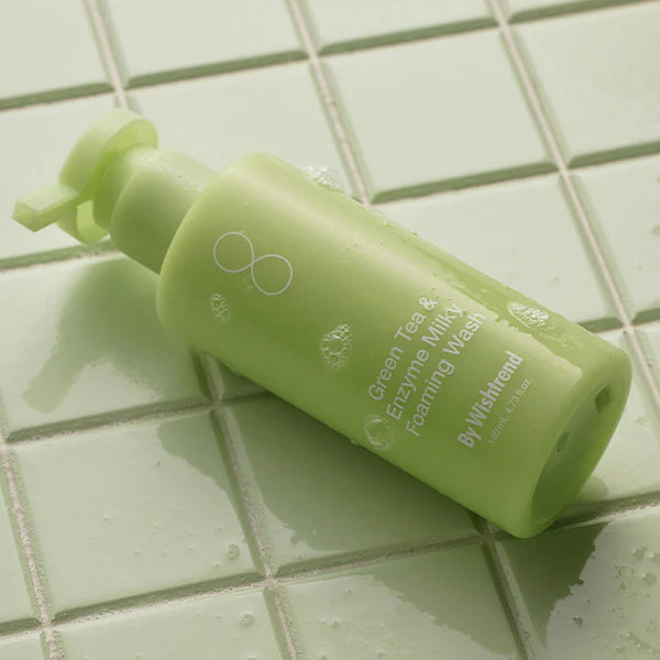 By Wishtrend Green Tea & Enzyme Milky Foaming Wash 140ml