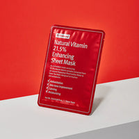 By Wishtrend Natural Vitamin 21.5% Enhancing Sheet Mask 5ea