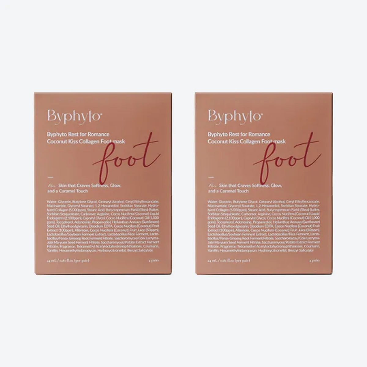 Byphyto Coconut Kiss Collagen Foot Mask 2-Piece Set