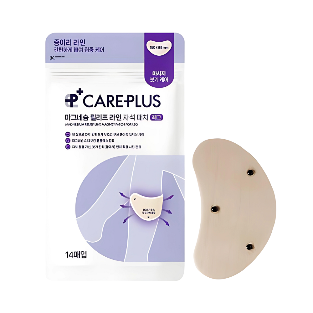 CAREPLUS Magnesium Relief Line Magnet Patch For Leg 14P