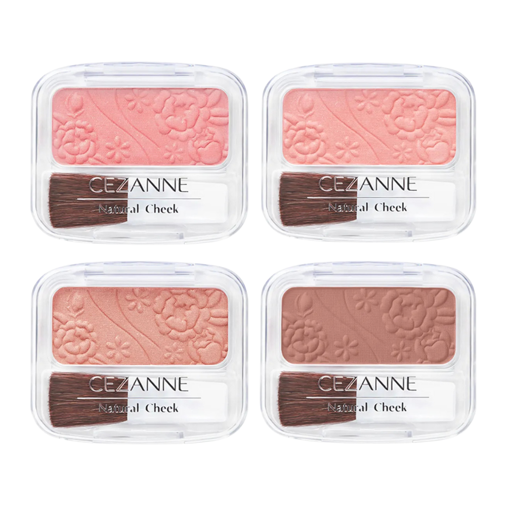 CEZANNE Natural Cheek N 3.5g 4 colors