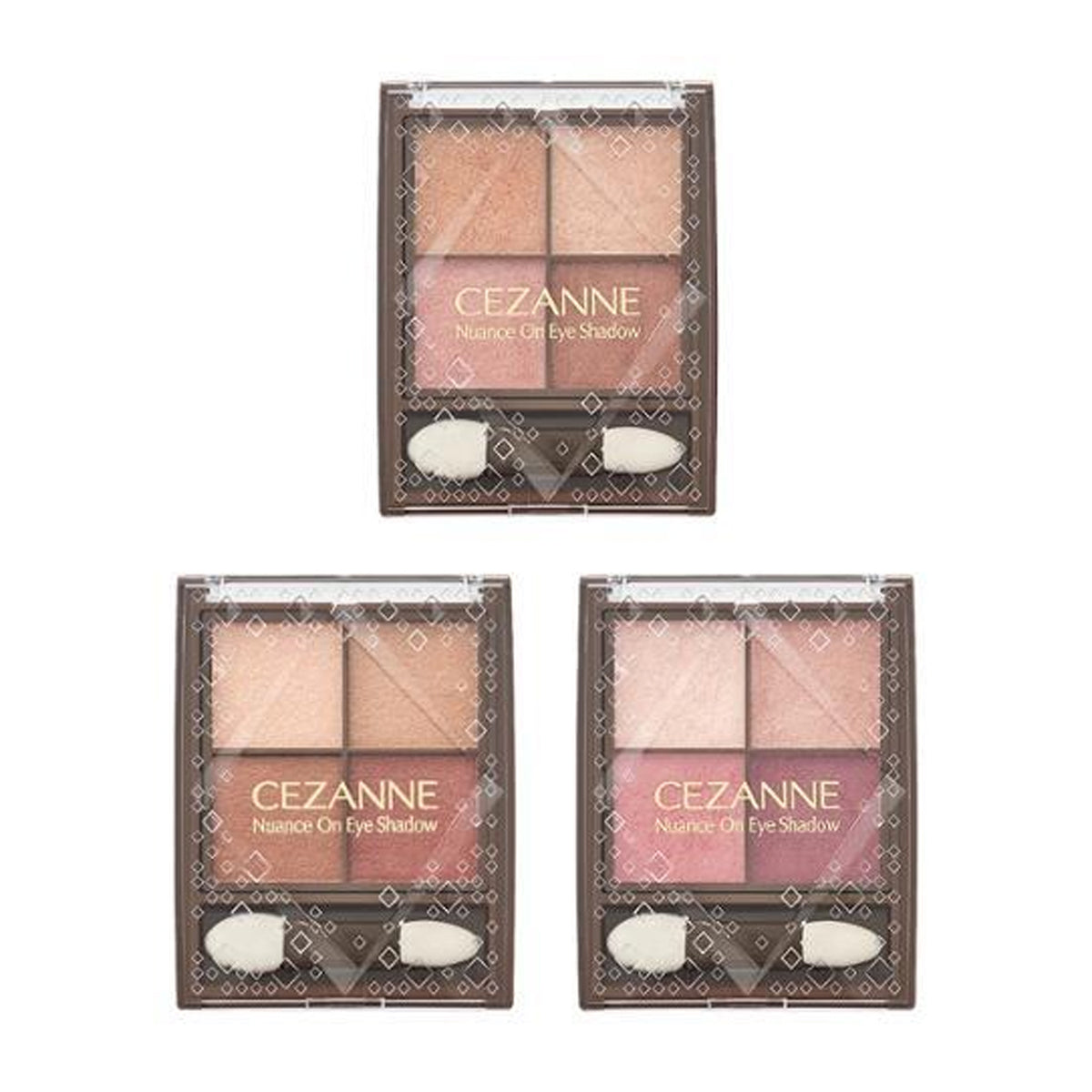 Cezanne Nuance on Eye Shadow 4G 3 Colors