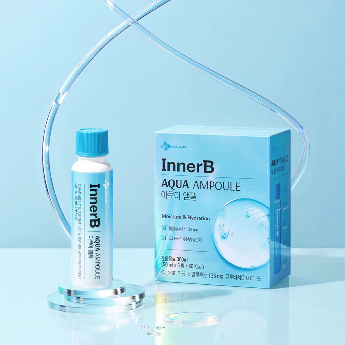 CJ InnerB Aqua Ampoule 50ml*6ea (6-day supply)