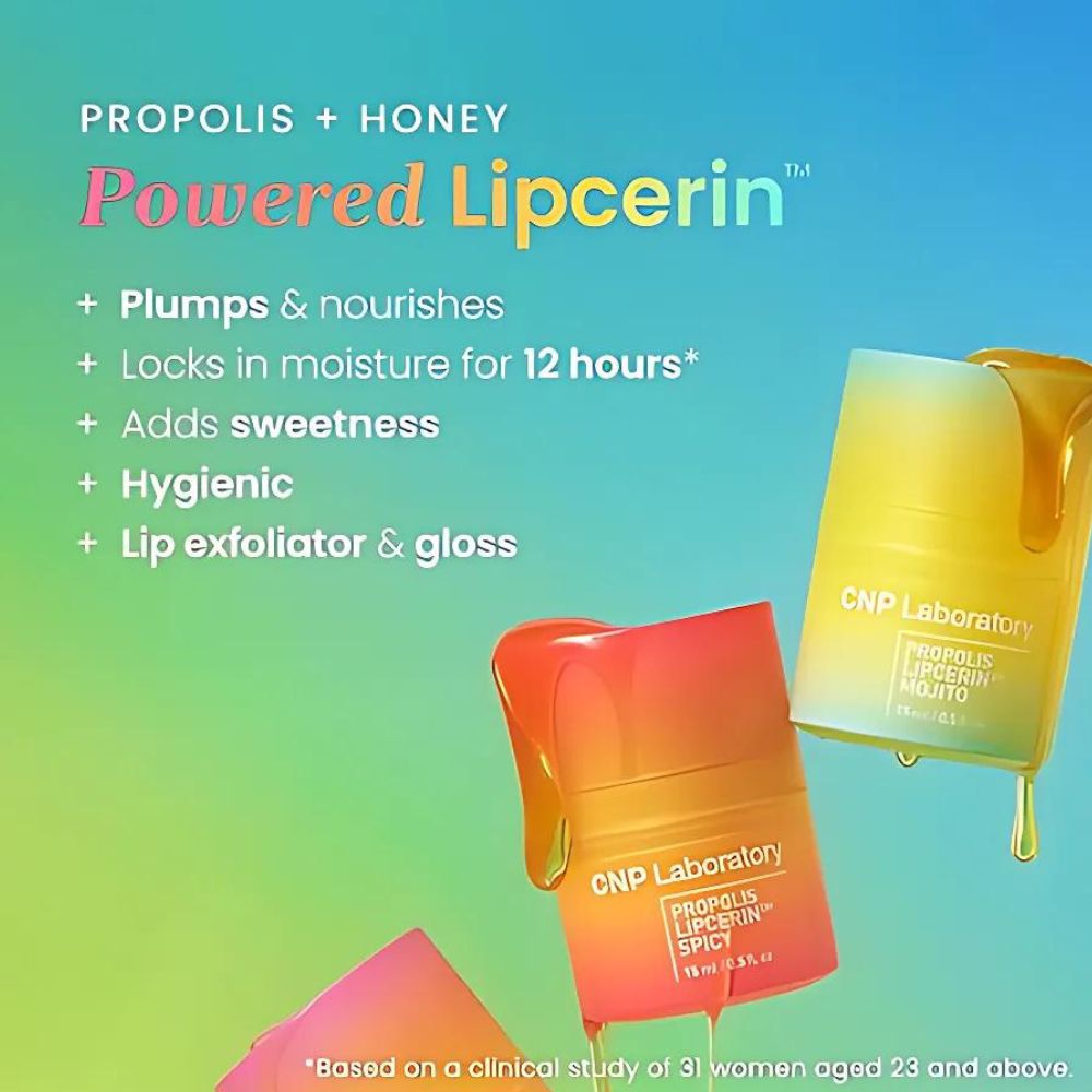 Formulated with natural ingredients, Propolis Lipcerin helps to restore your lips' natural moisture barrier while offering a smooth, non-sticky finish.
