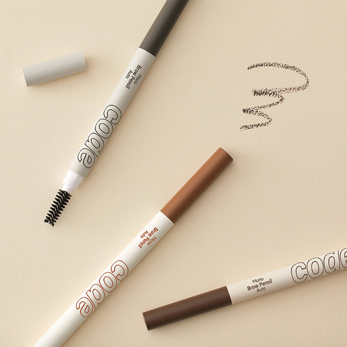 CODE GLOKOLOR Mono Brow Pencil Auto 0.35g 3colors