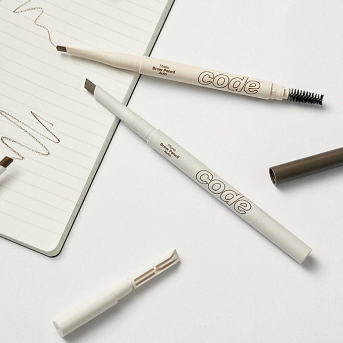 CODE GLOKOLOR Mono Brow Pencil Auto 0.35g 3colors