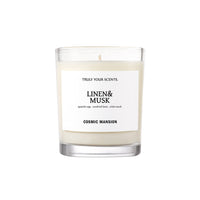 COSMIC MANSION Candle #LINEN & MUSK 180g / 250g