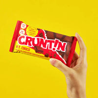 CRUNTIN Choco Pop Protein Bar - NY Choco (2 Boxes / 12 Bars)