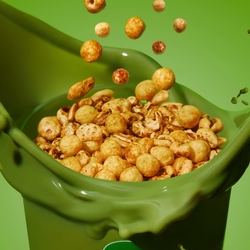 CRUNTIN Crunch Ball Protein Shake – Matcha Flavor, 50g × 20 Packs