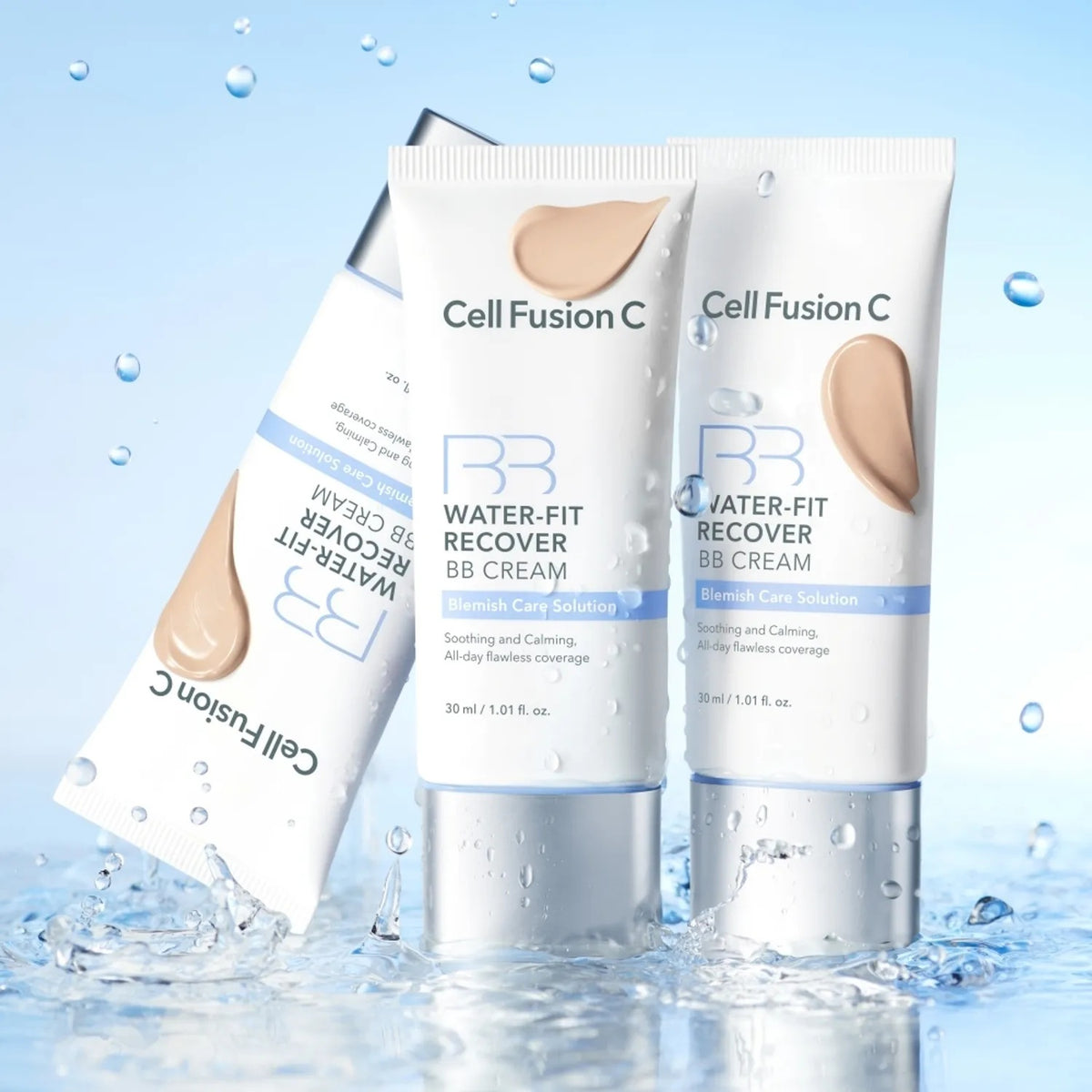 Cell Fusion C Water Fit Recover BB Cream 30ml 3 Colors