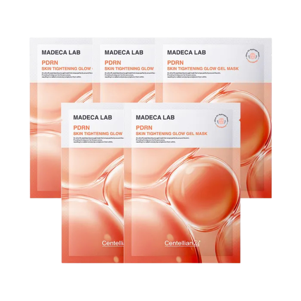 Centellian24 Madeca Lab PDRN Skin Tightening Glow Gel Mask Pack (5 sheets)