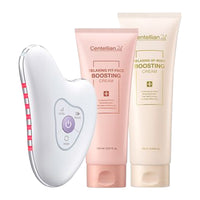 Centellian24 Madeca Prime Ritual White Pearl High-Frequency Galvanic Gua Sha Massager + Face Cream 150ml + Body Cream 250ml
