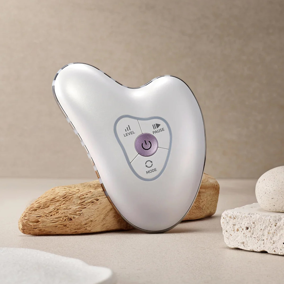 Centellian24 Madeca Prime Ritual White Pearl High-Frequency Galvanic Gua Sha Massager + Relaxing Up-Body Boosting Cream 250ml