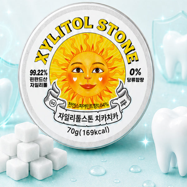 XYLITOL STONE Tin Case Chika Chika 70g