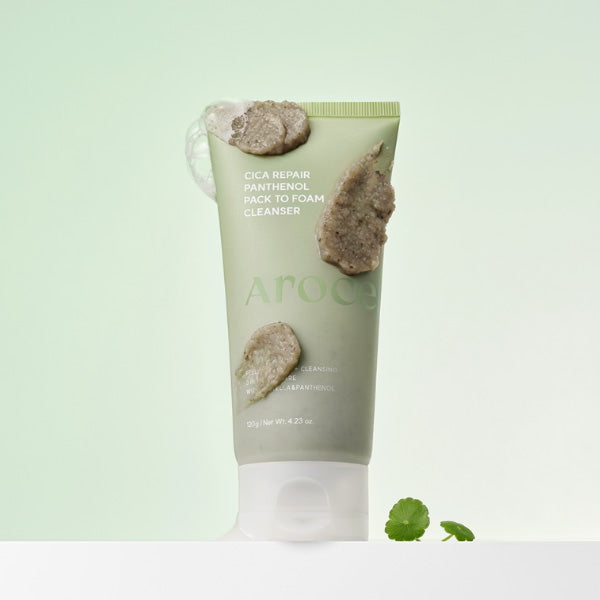 AROCELL Cica Repair Panthenol Pack to Foam Cleanser 120g