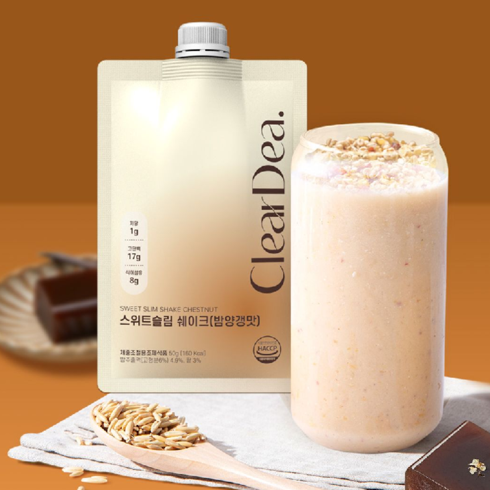 ClearDea. Sweet Slim Shake Bar Chestnut 5ea (1 Box)