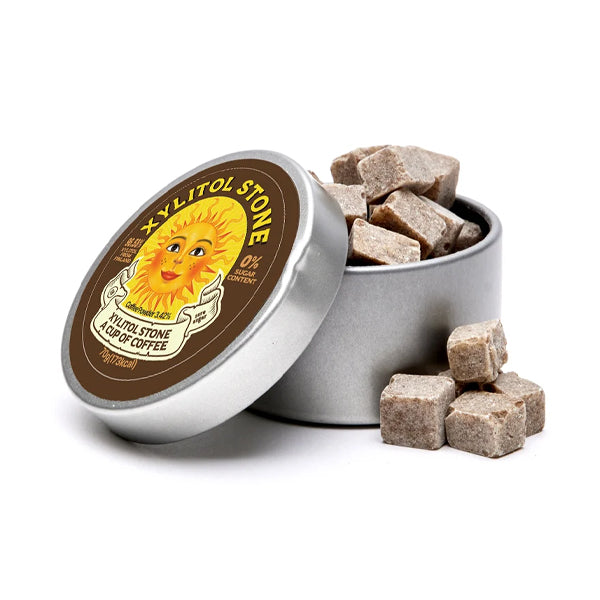 XYLITOL STONE Tin Case A Cup of Coffee 70g