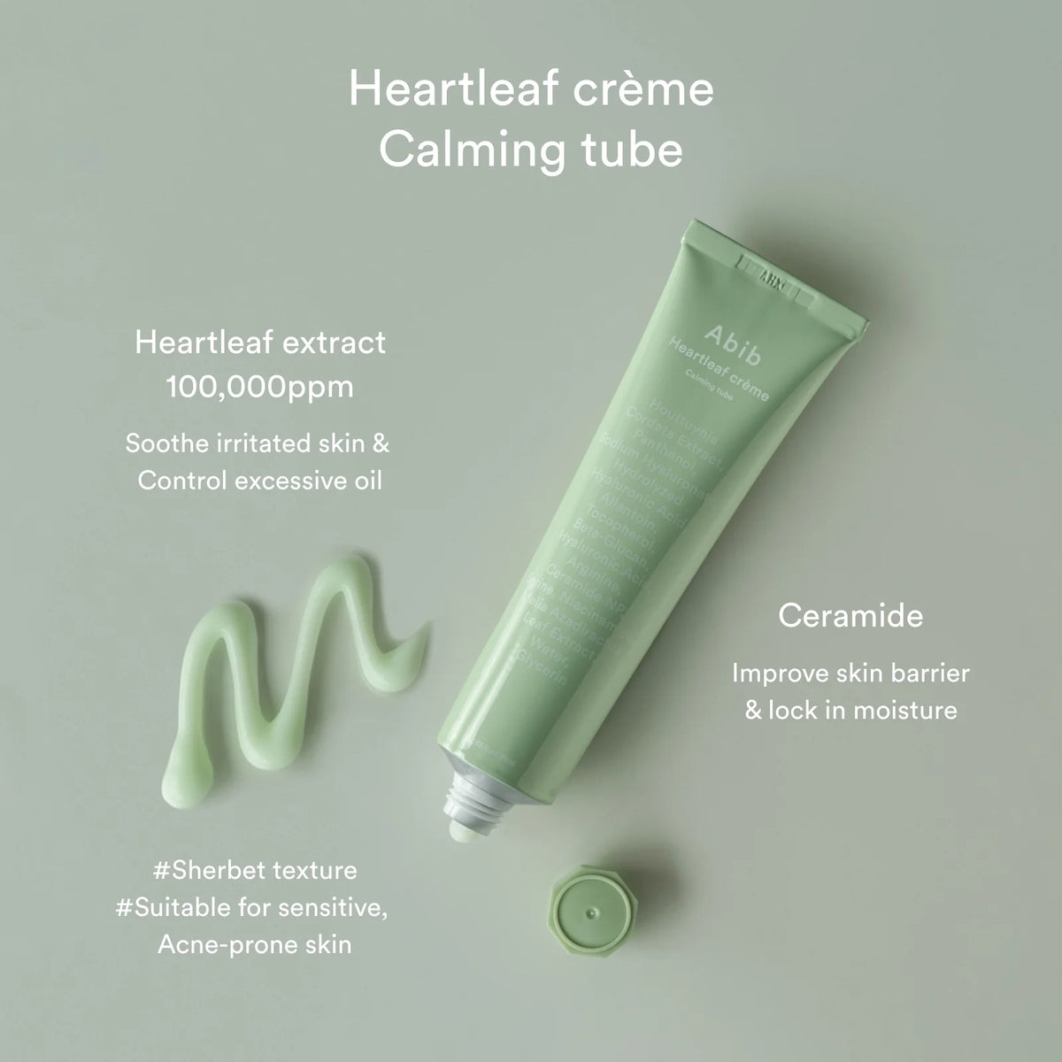Abib Heartleaf Creme Calming Tube 75ml - DODOSKIN