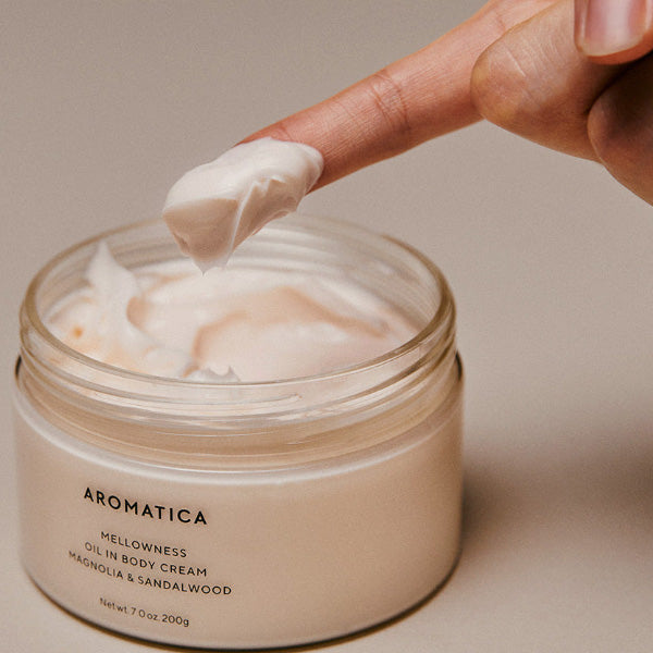 AROMATICA Mellowness Oil-in-Body Cream Magnolia & Sandalwood 200g