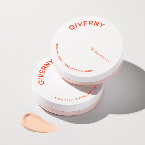 GIVERNY Close-fitting Double Tone-Up Sun Cushion SPF 50+PA++++ 25g