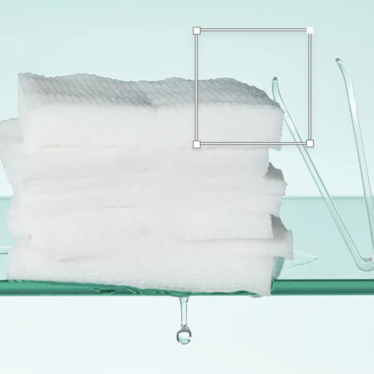 Almohadilla de agua de limpieza de poros salicínicos dermatorios 70ea