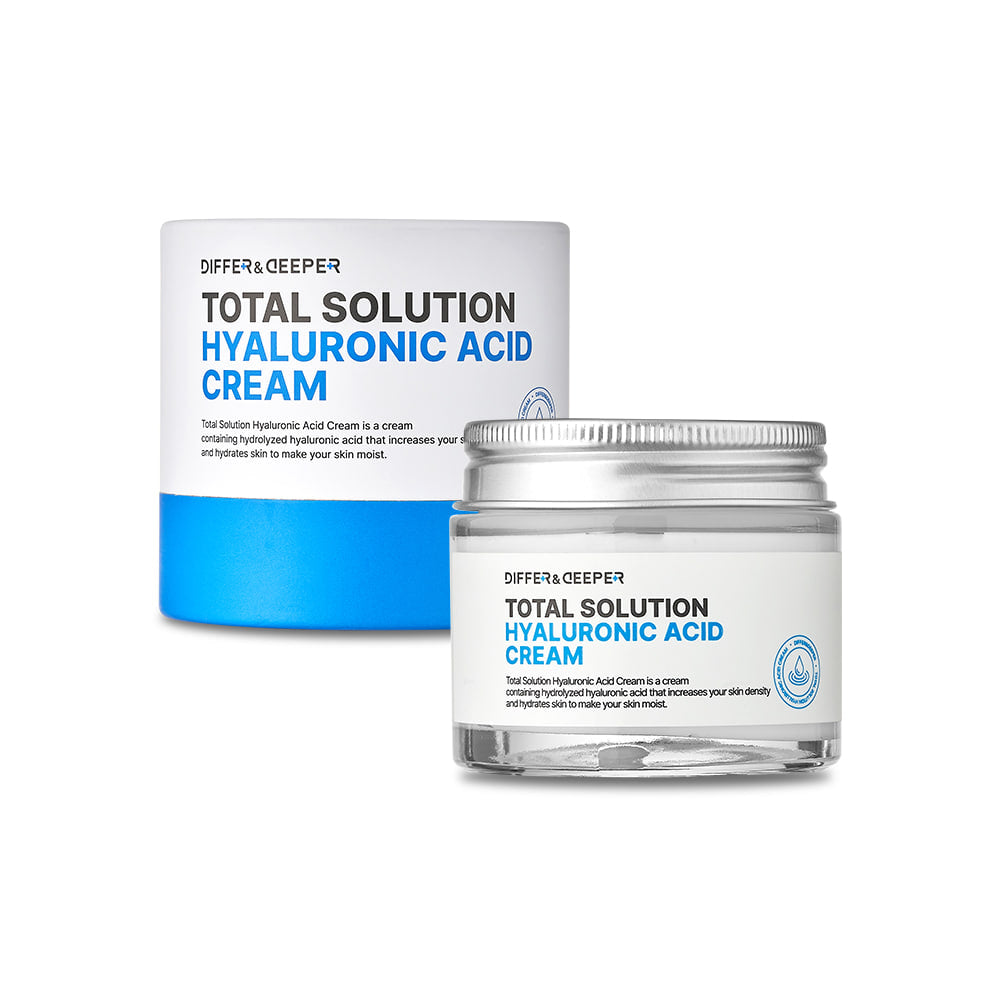 DIFFER&DEEPER Total Solution Hyaluronic Acid Cream 70g