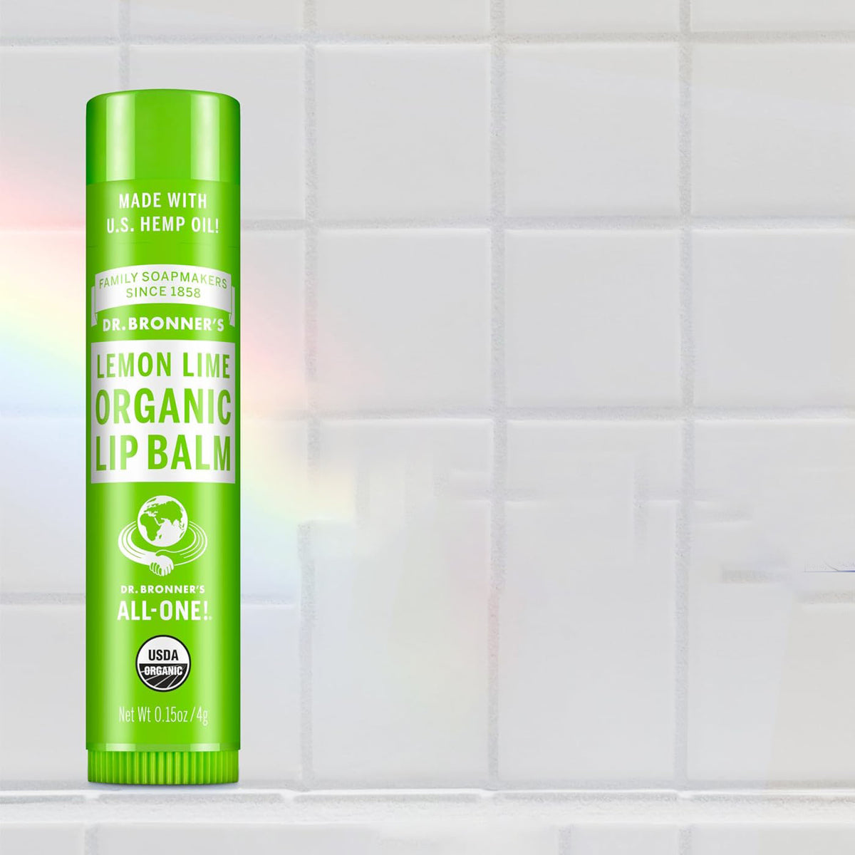 DR.BRONNER'S Lemon Lime Organic Lip Balm 4g