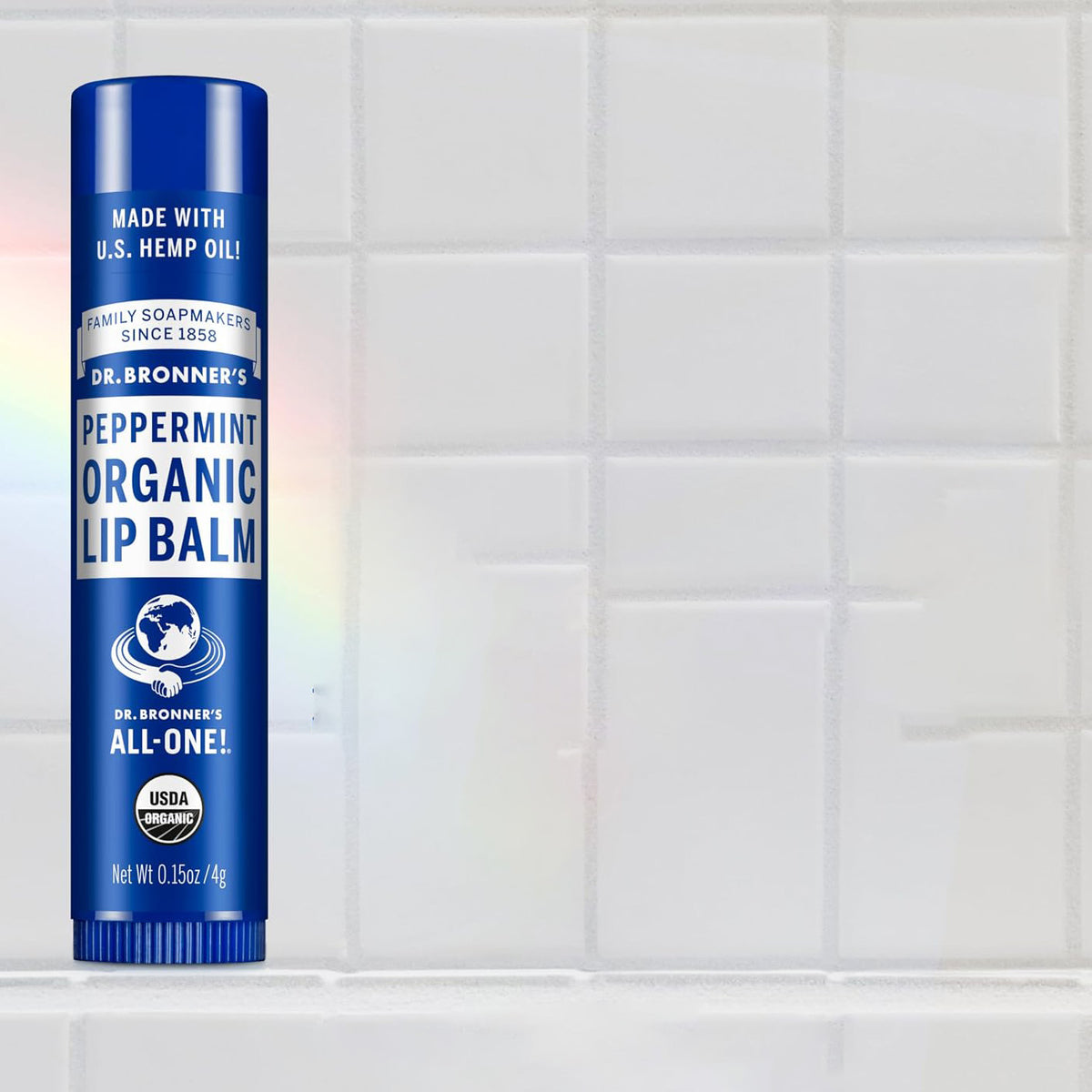 DR.BRONNER'S Peppermint Organic Lip Balm 4g