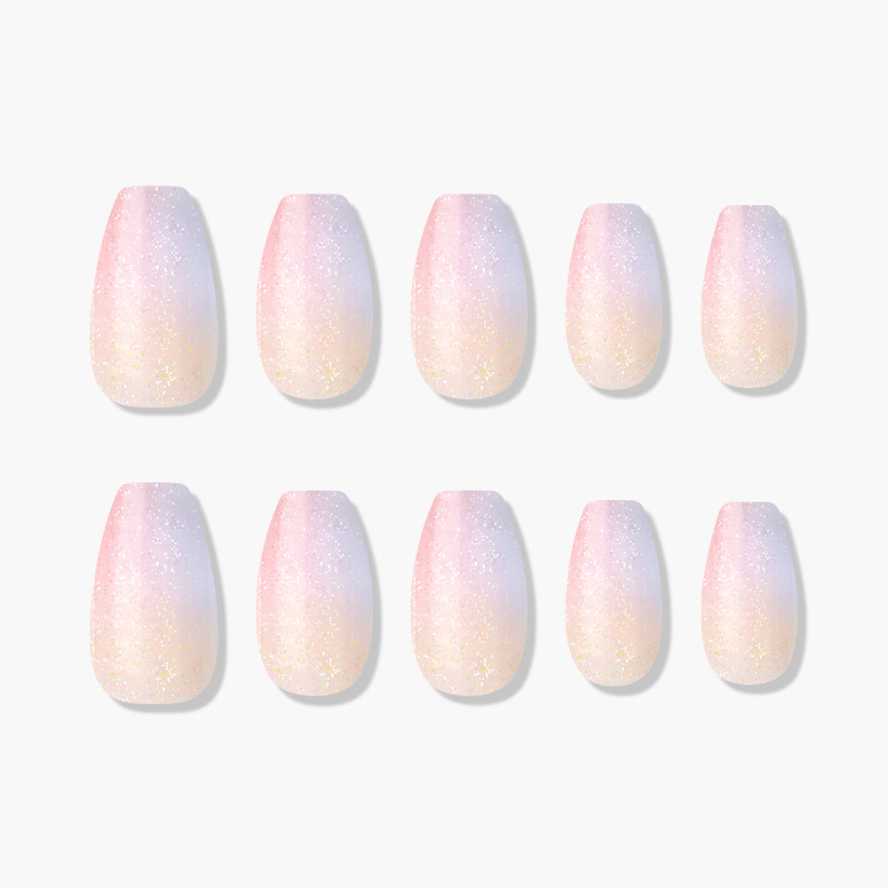 MUZMAK Nail Tips 36pcs #Daydream(Coffin)