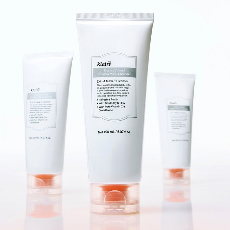 dear, klairs Freshly Juiced Vitamin Mask Cleanser 150ml
